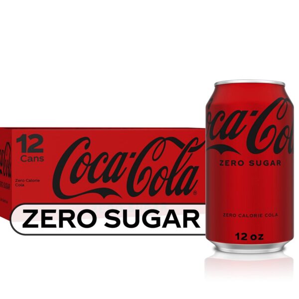 Coke Zero Sugar Cola Soda, 12 Oz, 24 Pack (Package May Vary) - Image 3