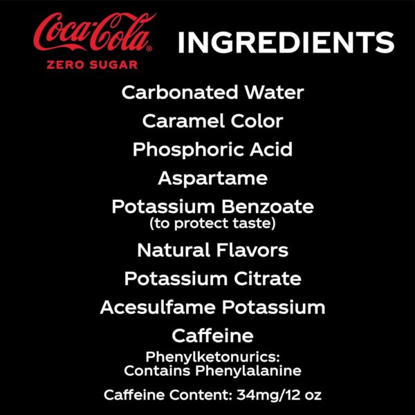 Coke Zero Sugar Cola Soda, 12 Oz, 24 Pack (Package May Vary) - Image 9