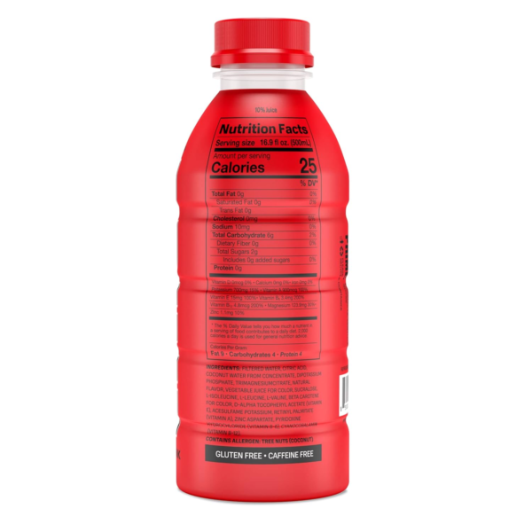 PRIME Hydration TROPICAL PUNCH | Sports Drinks | Electrolyte Enhanced for Ultimate Hydration | 250mg BCAAs | B Vitamins | Antioxidants | 2g Of Sugar | 16.9 Fluid Ounce | 12 Pack - Image 2