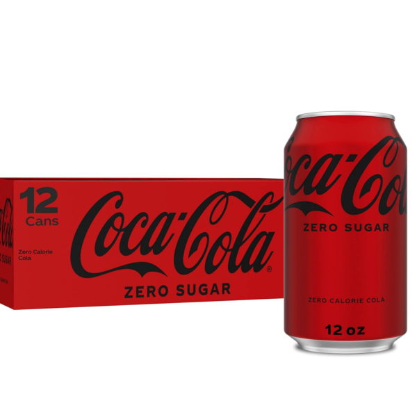 Coke Zero Sugar Cola Soda, 12 Oz, 24 Pack (Package May Vary) - Image 2