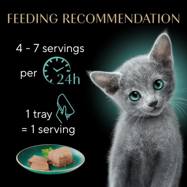 Sheba Perfect Portions Kitten Wet Cat Food Pate Salmon Entree, 2.6 oz. Twin-Pack Trays (24 Count, 48 Servings) - Image 9
