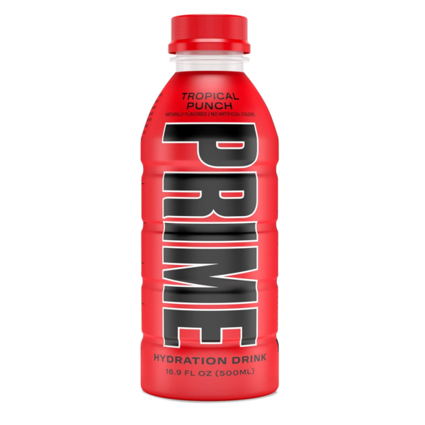 PRIME Hydration TROPICAL PUNCH | Sports Drinks | Electrolyte Enhanced for Ultimate Hydration | 250mg BCAAs | B Vitamins | Antioxidants | 2g Of Sugar | 16.9 Fluid Ounce | 12 Pack - Image 9