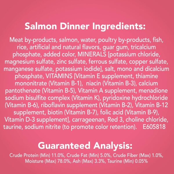 Purina Friskies Wet Cat Food Pate, Pate Salmon Dinner - (Pack of 24) 5.5 oz. Cans - Image 12