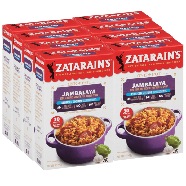 Reduced Sodium Jambalaya, 8 Oz (Pack of 8)
