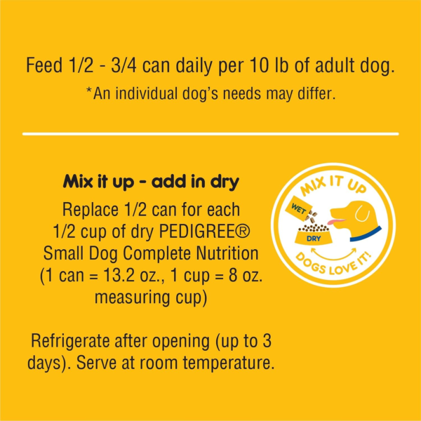 Small Dog Tender Bites in Gravy, Chicken & Vegetable Flavor Canned Wet Dog Food, 13.2 Oz. Cans (Pack of 12) - Image 5