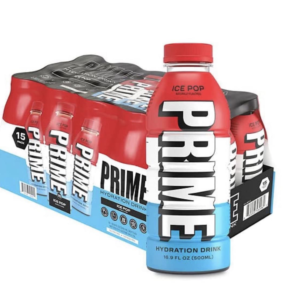 Drink Sports Beverage "ICE POP," Naturally Flavored, 10% Coconut Water, 250Mg Bcaas, B Vitamins, Antioxidants, 834Mg Electrolytes, Only 20 Calories per 16.9 Fl Oz Bottle (Pack of 15)