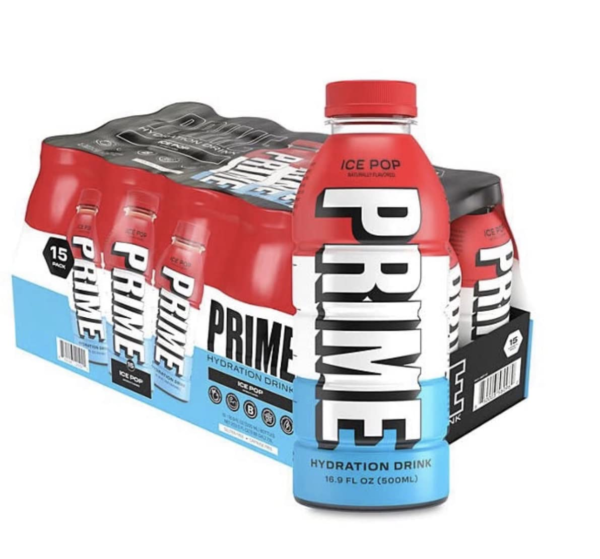Drink Sports Beverage "ICE POP," Naturally Flavored, 10% Coconut Water, 250Mg Bcaas, B Vitamins, Antioxidants, 834Mg Electrolytes, Only 20 Calories per 16.9 Fl Oz Bottle (Pack of 15)