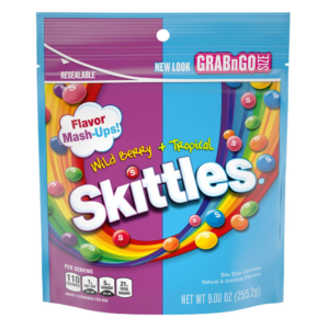 Wild Berry & Tropical Mash up Summer Chewy Candy, Grab N Go, 9 Oz Resealable Bag ( 8 Count )