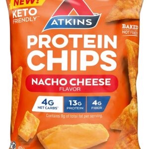 Atkins Protein Chips, 1.1oz, Nacho Cheese