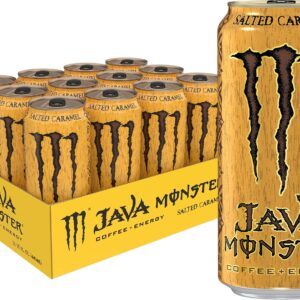 Java Monster Salted Caramel, Coffee + Energy Drink, 15 fl oz