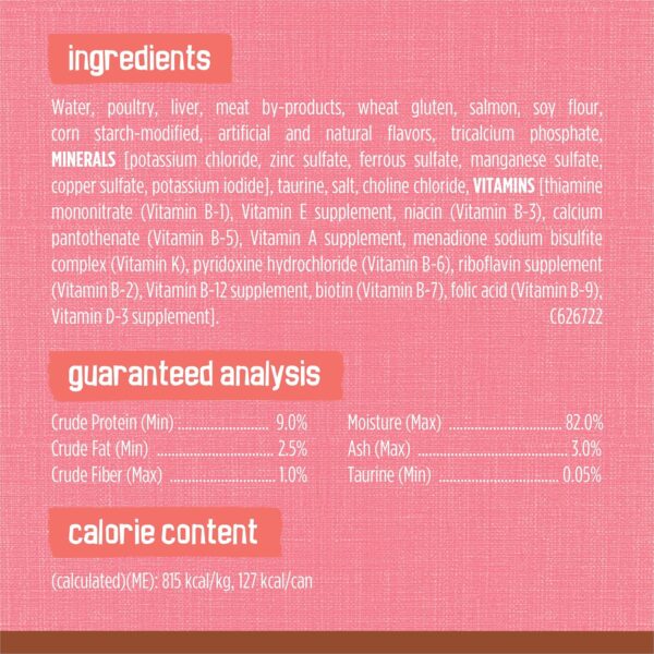 Purina Friskies Extra Gravy Chunky, Soft Salmon, Wet Cat Food, 5.5 oz Can - Image 8