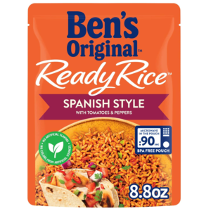 Ready Rice Spanish Style Flavored Rice, Easy Dinner Side, 8.8 OZ Pouch (Pack of 12)