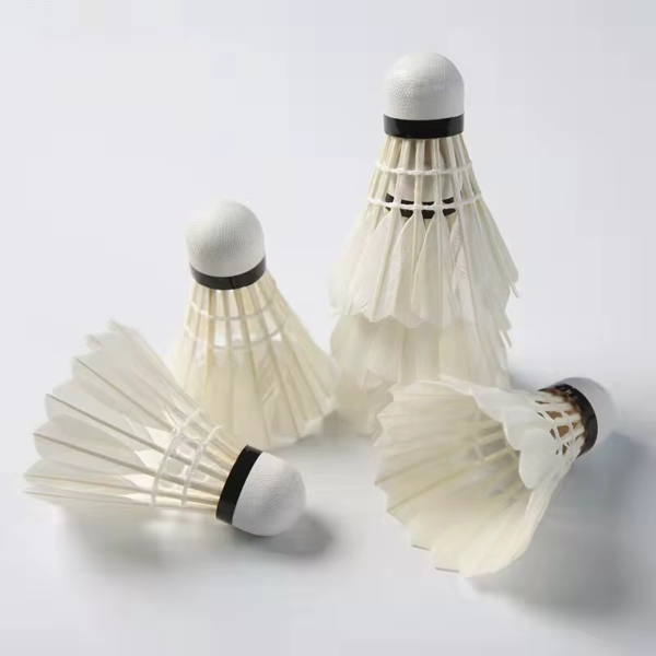12Pcs/Pack Plastic Shuttle Cork Badminton Shuttlecock Badminton Birdies Bedminton Goose Feather Ball Train Badminton Accessories - Image 6