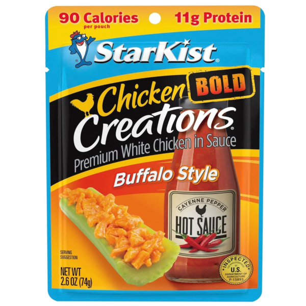 Chicken Creations BOLD Buffalo Style, 2.6 Oz Pouch (Pack of 12) - Image 2