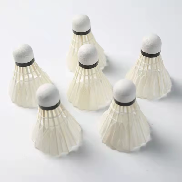 12Pcs/Pack Plastic Shuttle Cork Badminton Shuttlecock Badminton Birdies Bedminton Goose Feather Ball Train Badminton Accessories - Image 7