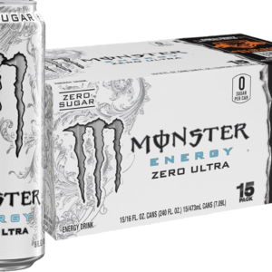 Zero Ultra, Sugar Free Energy Drink, 16 Fl Oz (Pack of 15)