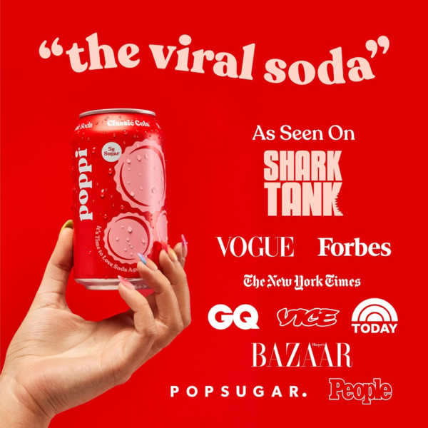 Sparkling Prebiotic Soda, Beverages W/Apple Cider Vinegar, Seltzer Water & Fruit Juice, Classic Cola, 12Oz (12 Pack) (Packaging May Vary) - Image 6