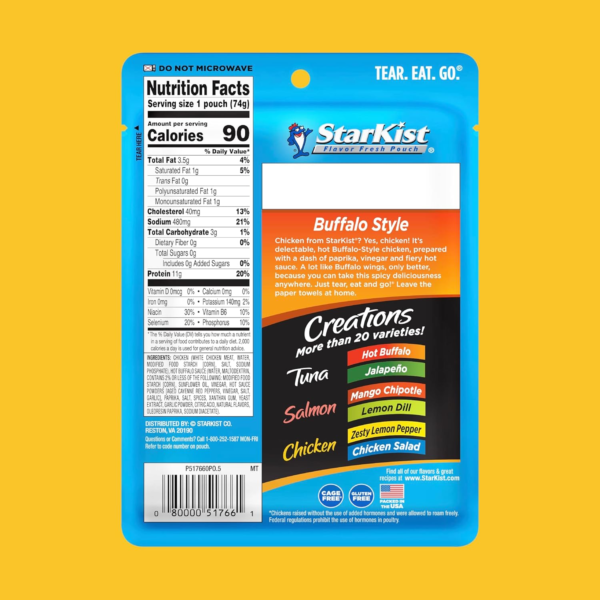 Chicken Creations BOLD Buffalo Style, 2.6 Oz Pouch (Pack of 12) - Image 4