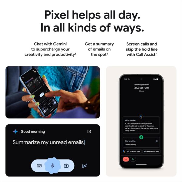 Pixel 8A - Unlocked Android Phone with  AI, Advanced Pixel Camera and 24-Hour Battery - Bay - 128 GB - Image 5