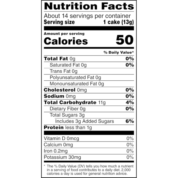 Large Rice Cakes, Caramel, Pack of 3 - Image 6