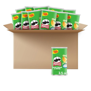 Potato Crisps Chips, Sour Cream & Onion, 2.5Oz (12 Count)