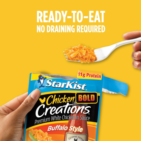 Chicken Creations BOLD Buffalo Style, 2.6 Oz Pouch (Pack of 12) - Image 5