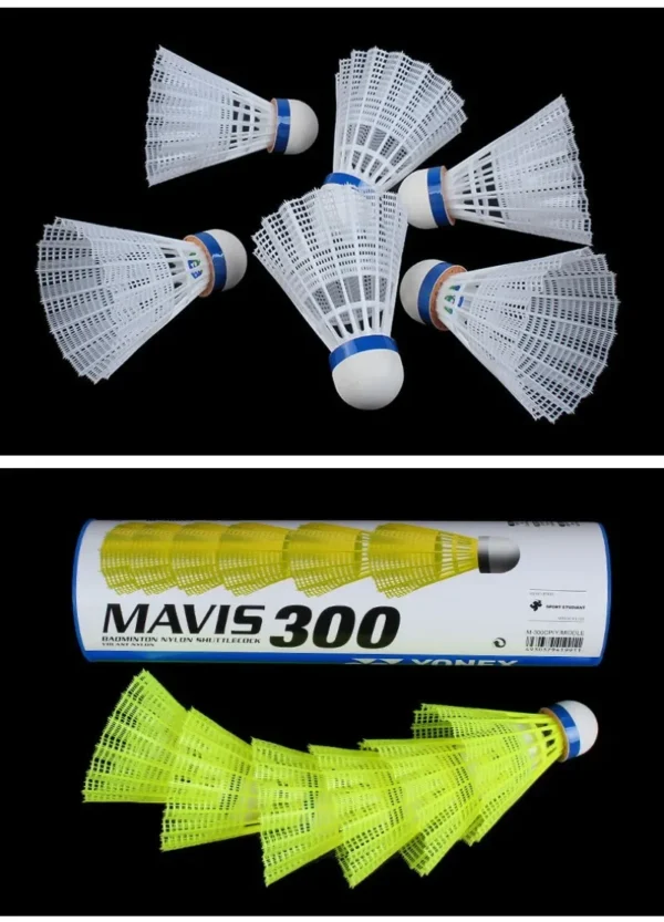 High Quality Mavis 300 Badminton Durable 6 Piece Nylon Balls Championship Badminton Training Badminton Indoor and Outdoor - Image 6