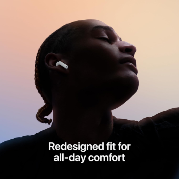 Airpods 4 Wireless Earbuds, Bluetooth Headphones, Personalized Spatial Audio, Sweat and Water Resistant, USB-C Charging Case, H2 Chip, up to 30 Hours of Battery Life, Effortless Setup for Iphone - Image 3
