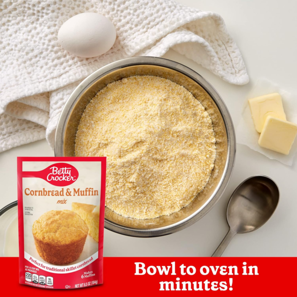 Cornbread and Muffin Baking Mix, 6.5 Oz. (Pack of 9) - Image 3