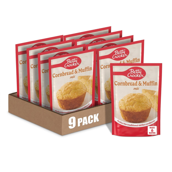 Cornbread and Muffin Baking Mix, 6.5 Oz. (Pack of 9)