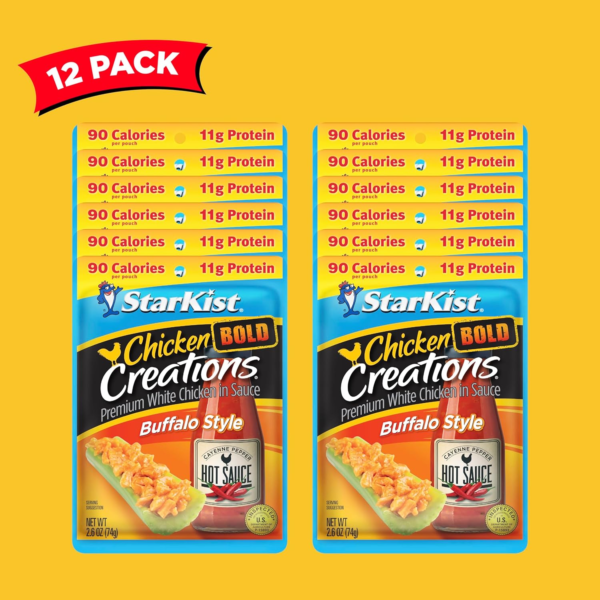 Chicken Creations BOLD Buffalo Style, 2.6 Oz Pouch (Pack of 12) - Image 3