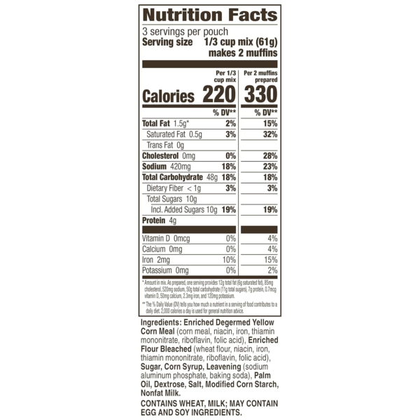 Cornbread and Muffin Baking Mix, 6.5 Oz. (Pack of 9) - Image 9