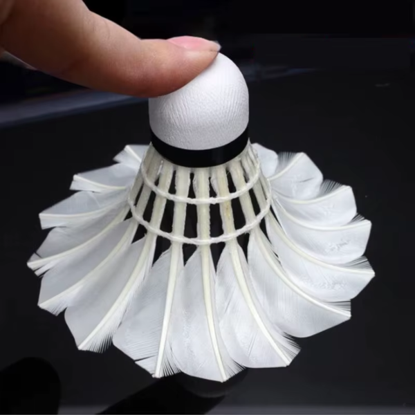 12Pcs/Pack Plastic Shuttle Cork Badminton Shuttlecock Badminton Birdies Bedminton Goose Feather Ball Train Badminton Accessories - Image 4