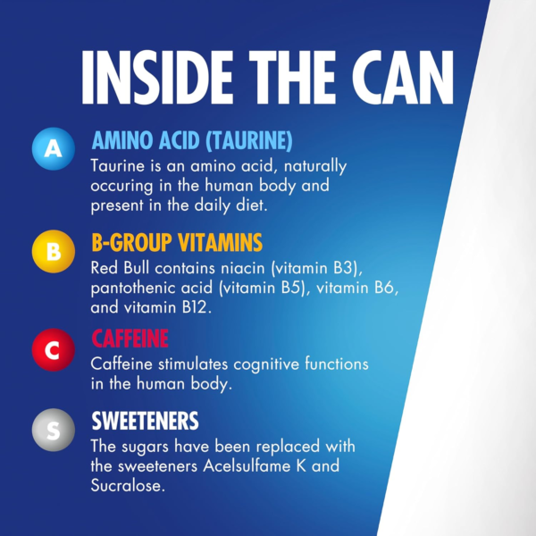 Amber Edition Sugar Free Energy Drink, Strawberry Apricot, with 80Mg Caffeine plus Taurine & B Vitamins, 8.4 Fl Oz, 6 Packs of 4 Cans (Pack of 24) - Image 3
