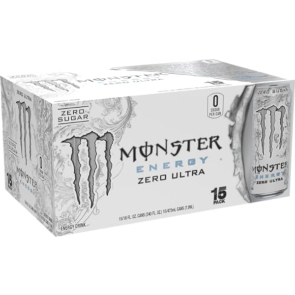 Zero Ultra, Sugar Free Energy Drink, 16 Fl Oz (Pack of 15) - Image 2